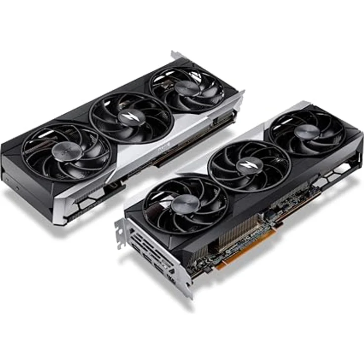 Acer Nitro RX 9070 16G XT OC, Grafikkarte mit 16 GB GDDR6, schwarz, PCIe 5.0, bis zu 7680 x 4320 px, multidisplayfähig – Bild 2