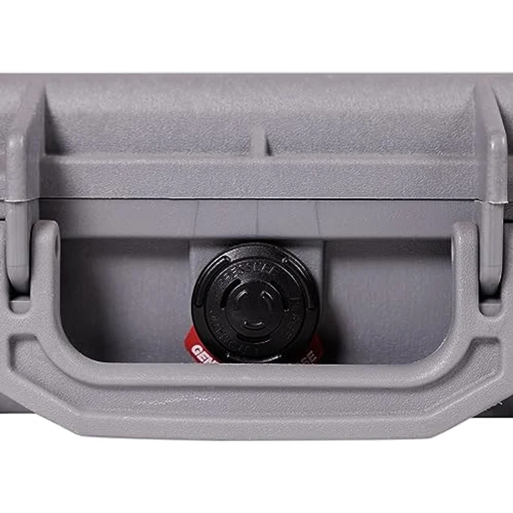 PELI 1170 Professioneller Kamerakoffer für Optimalen Schutz, IP67 Wasser- und Staubdicht, 3L Volumen, Hergestellt in den USA, Mit Schaumstoffeinlage (Anpassbar), Silber – Bild 10