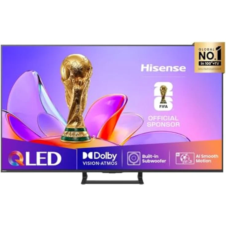 Hisense 55A7Q QLED TV mit Dolby Vision & Atmos, Subwoofer, VIDAA Smart OS und über 1 Mrd. Farben – Bild 1