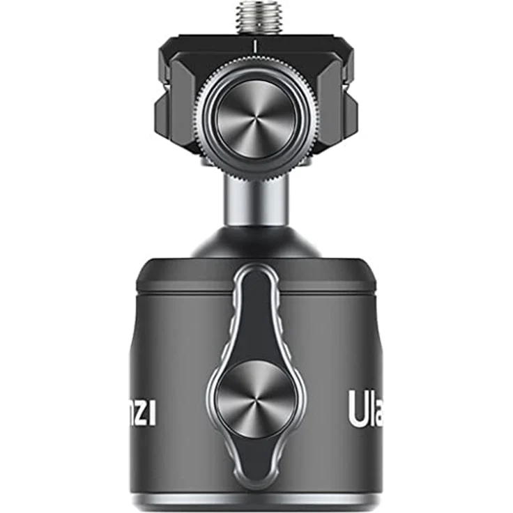 Ulanzi U-80L Arca Side Cold Shoe Ball Head Stativkopf, Belastbar bis 10kg, verstärktes Aluminiummaterial, 1/4" Anschlussklemme – Bild 3