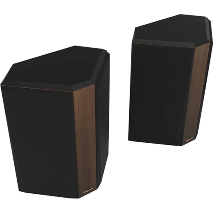 Klipsch Reference Premiere RP-502S II, Surround Sound Lautsprecher Paar mit Wandmontage, 5.25" Cerametallic Woofers und Tractrix Horn in Walnuss – Bild 3