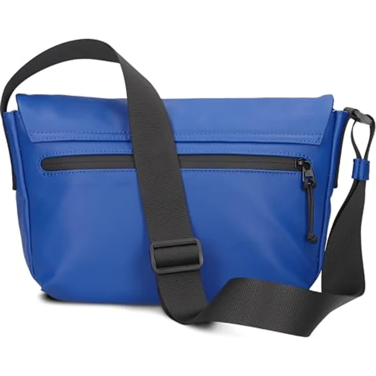 Zwei Cargo Messenger 32 cm, Laptop-Tasche aus 100% Polyurethan, blau – Bild 4