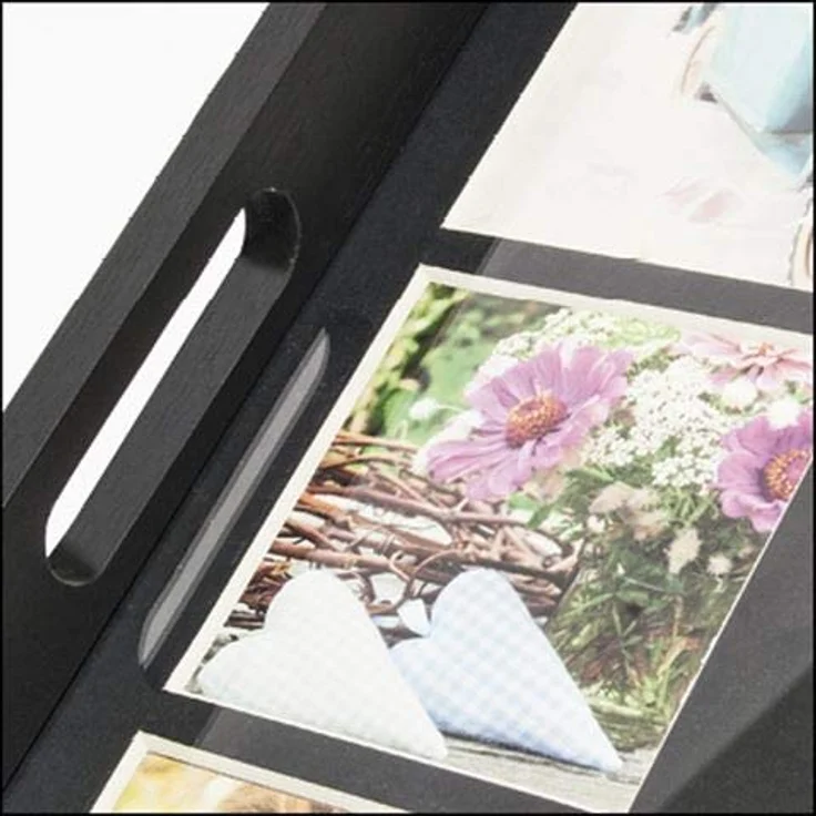 ZEP Photo Tray schwarz 43x35 Holz Fototablett 9 Bilder W002 – Bild 4