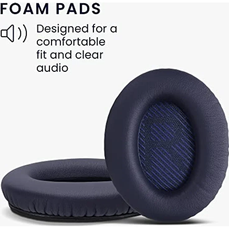 kwmobile Kopfhörer (2x Ohrpolster für Bose Quietcomfort 35 - QC35 wireless II - Kunstleder Ersatz Ohr Polster für Overear Headphones) - Preisvergleich – Bild 3