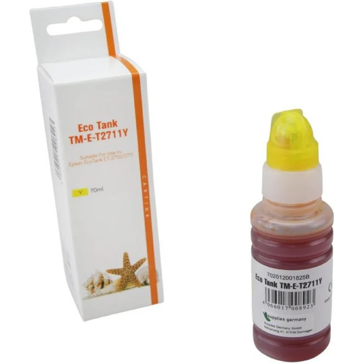 Supplies Germany 104 / C13T00P440 Nachfülltinte, 70.0 ml Tintenflasche für Epson, gelb