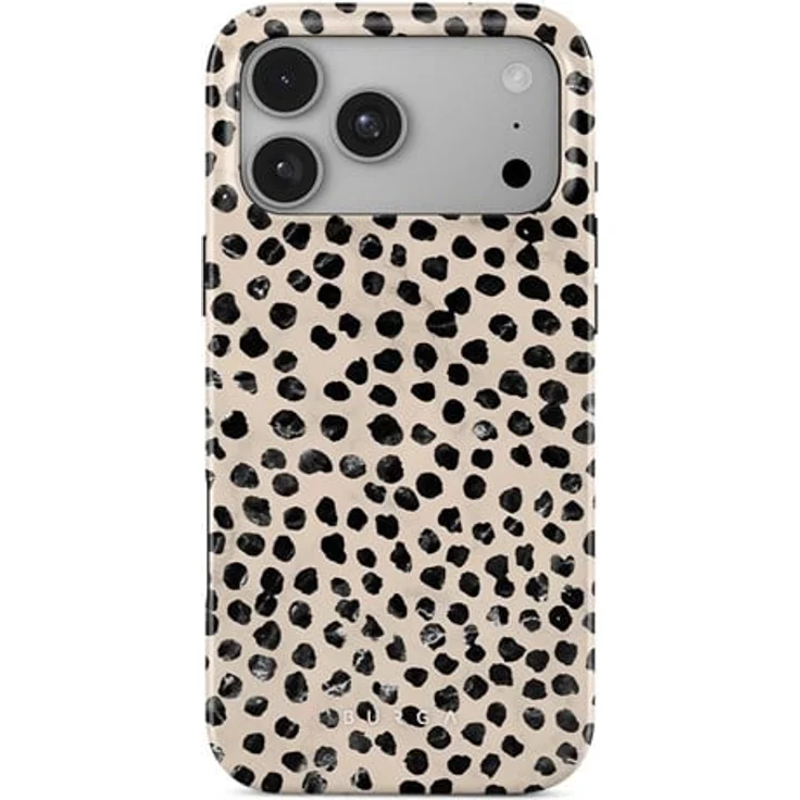Burga Tough MagSafe Case für iPhone 18 Pro Max, Almond Latte Design, zweiteilige Hartschale mit TPU, erhöhten Kanten und präzisen Anschlussausschnitten