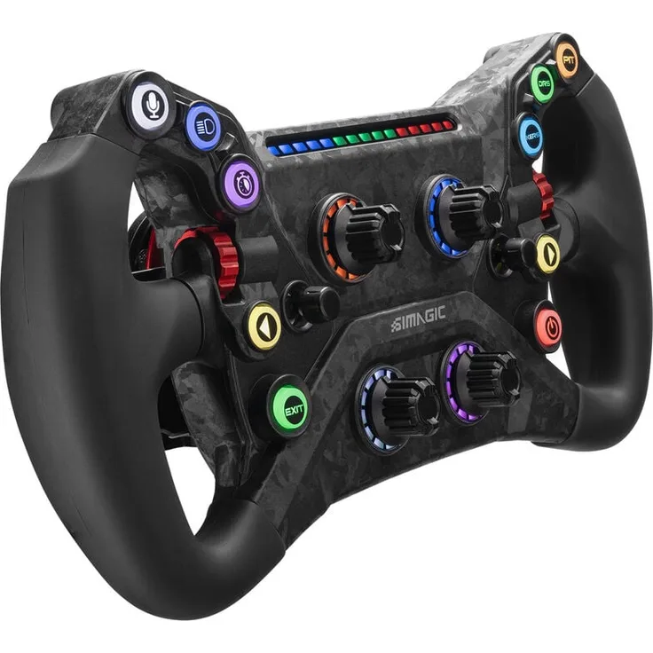 Simagic GT Neo Lenkrad, Gaming-Lenkrad für Rennsimulationen, 300 mm Durchmesser, RGB-Beleuchtung