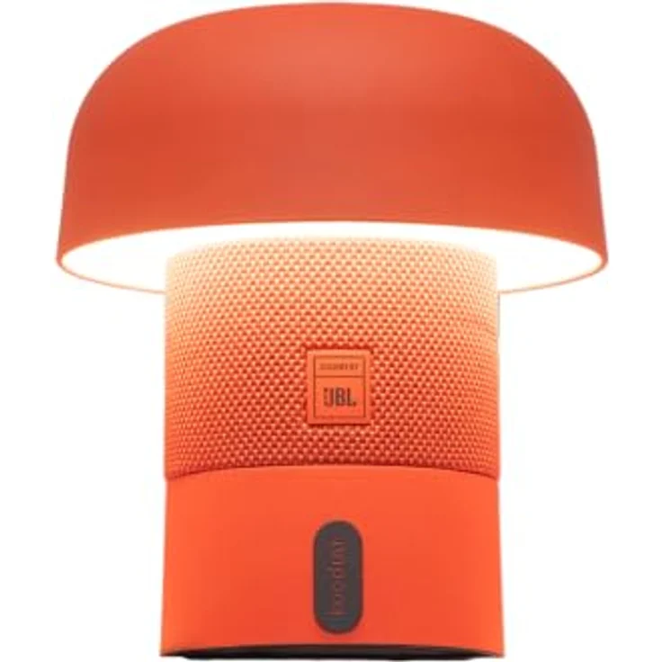 Kooduu Sensa Play Mini, Tragbarer Bluetooth-Lautsprecher mit dimmbarer LED-Lampe und SOUND BY JBL, Orange – Bild 2