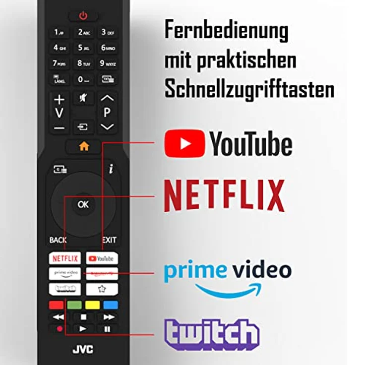 JVC LT-65VU6355 65 Zoll Fernseher / Smart TV (4K Ultra HD, HDR Dolby Vision, Triple-Tuner, Bluetooth, Dolby Atmos) [2023] – Bild 5