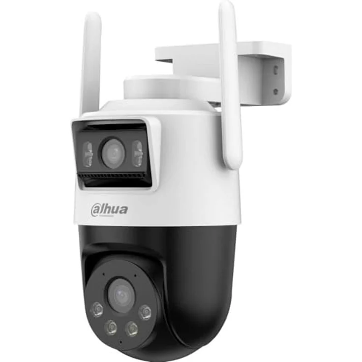 Dahua Picoo Dual D1, intelligente 3+3 MP 4G/LTE-Überwachungskamera mit Nachtsicht, wetterfest, 2-Wege-Audio für Innen- und Außenbereich – Bild 2