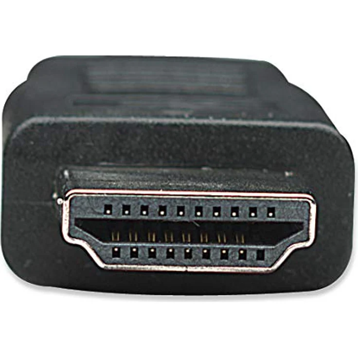Manhattan - Videokabel - HDMI / DVI - HDMI (M) bis DVI-D (M) - 1,0m - abgeschirmt - Schwarz - geschirmt, geformt (322782) – Bild 4