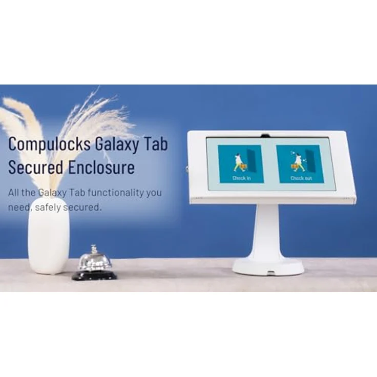 Compulocks Galaxy Tab A9+ Apex Wall Mount, verriegelbares Gehäuse aus Metall, weiß, für Samsung Galaxy Tab A9+ und A11+, Bildschirmgröße 11 Zoll – Bild 7