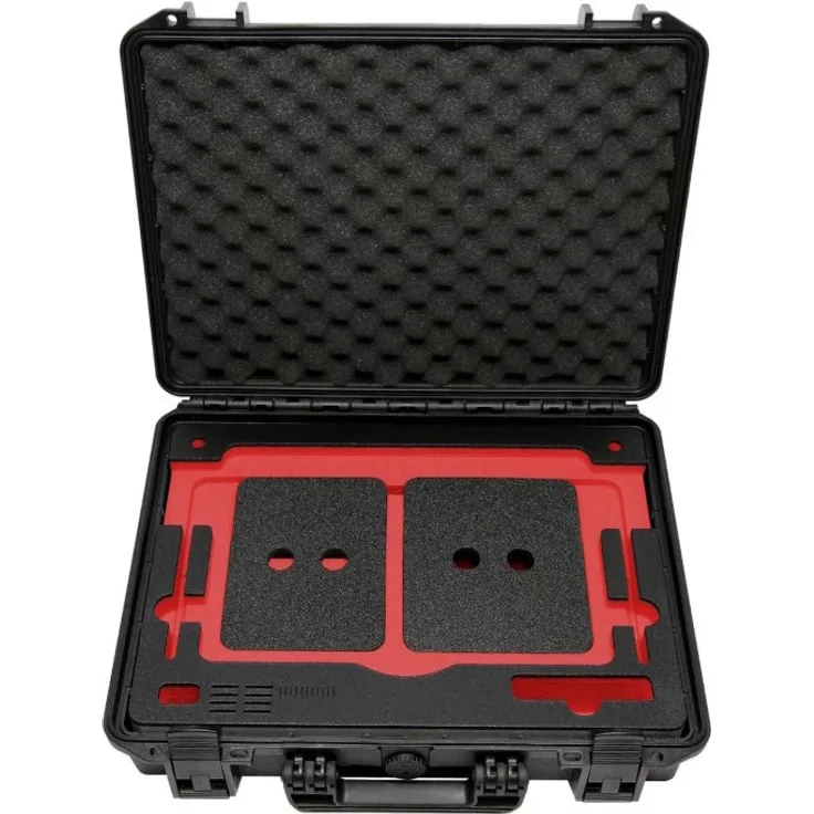 TomCase Aufbewahrung und Transport für Mac Book 16" (2021) (16", Apple), Notebooktasche, Rot, Schwarz