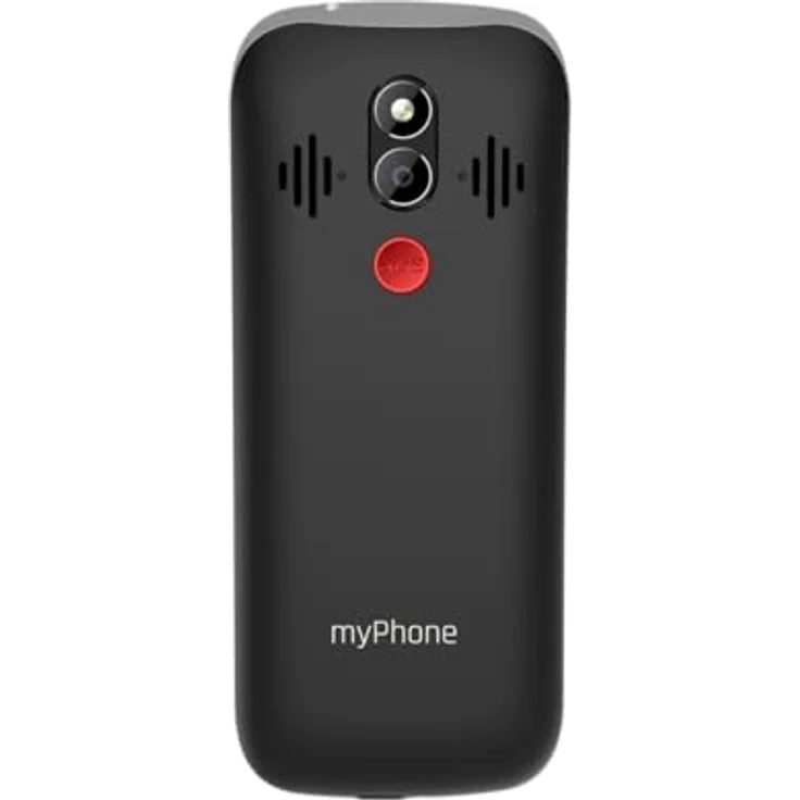 myPhone Halo 4 LTE Seniorenhandy ohne Vertrag, Dual-SIM, 3,5 Zoll Display, 2500-mAh-Akku, SOS-Taste und Fackel, Schwarz – Bild 3