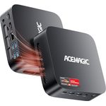ACEMAGIC K1 Mini PC, AMD Ryzen 5 7430U, 32GB DDR4, 512GB M.2 SSD, Windows 11 Pro, WiFi 6, BT 5.2, 4K Triple Display, Type-C