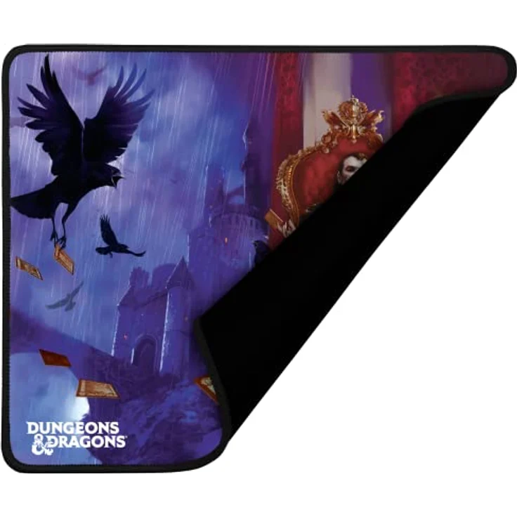 Konix Dungeons + Dragons Mousepad (S), Mehrfarbig, gummierte Rückseite für optimalen Halt, Mikrofaseroberfläche für präzise Maussteuerung – Bild 2