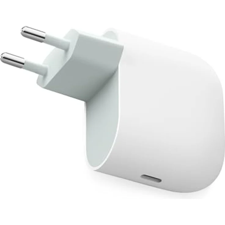 Google 45-W-USB-C-Power-Charger – Schnellladegerät für Pixel Smartphones – Kompatibel mit Google-Produkten und Anderen USB-C®-Geräten – Snow – Bild 1