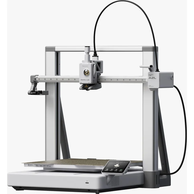 Bambu Lab A2L 3D-Drucker, Großformat-FDM mit 330 × 320 × 325 mm Druckvolumen, Mehrfarbdruck und modularen Erweiterungen