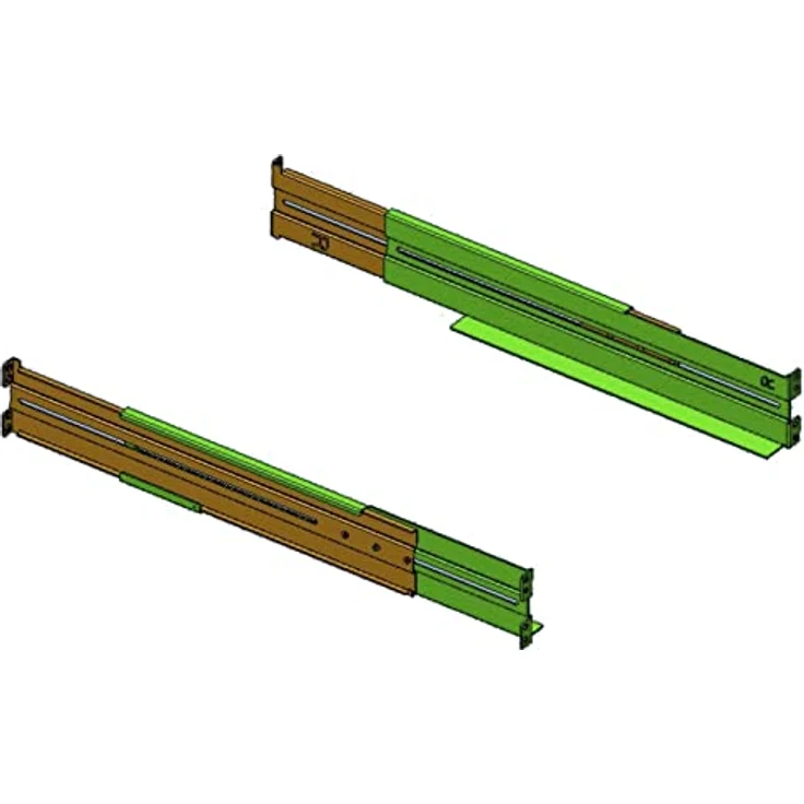 PowerWalker Rack Mount Kit RK6, Erweiterbar von 520mm auf 915mm, geeignet für Serverschränke bis 1200mm Tiefe – Bild 1