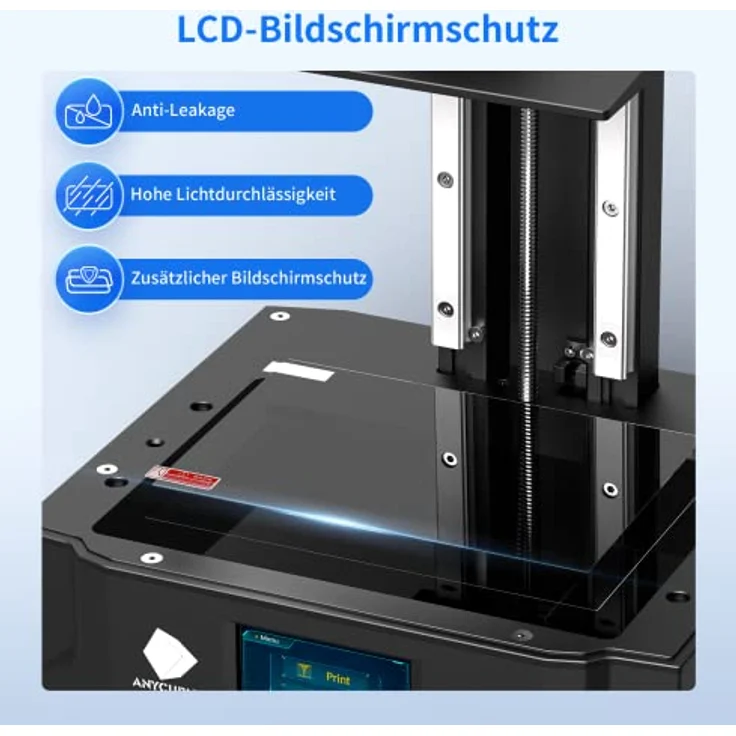 Anycubic Photon Mono X 6Ks Resin 3D Drucker, 9,1 Zoll 6K-Bildschirm, Doppelschiene-Z-Achse, Lighturbo Matrixlichtquelle, Druckgröße 195,84x122,4x200mm - Schwarz - Preisvergleich – Bild 5