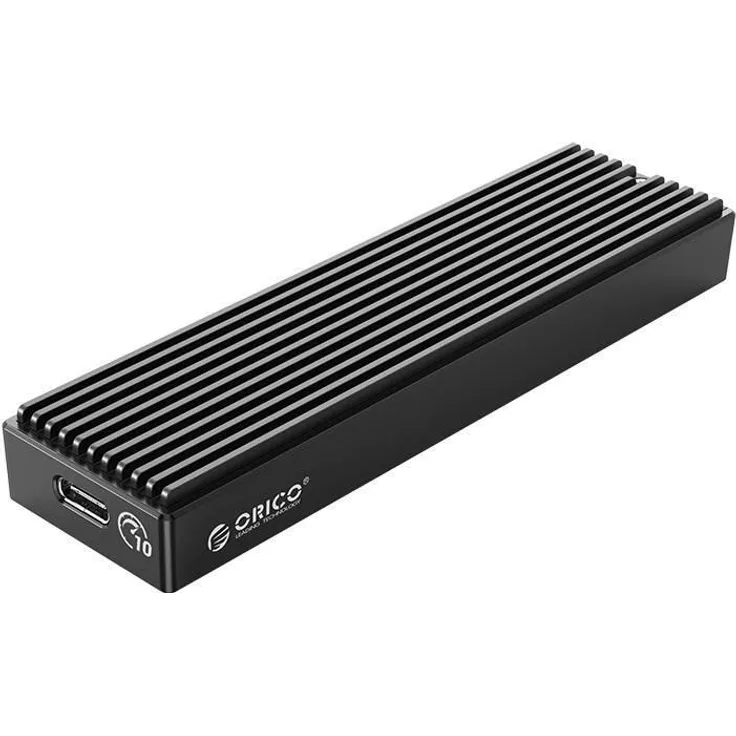 Orico M.2 externes Armor SSD NVMe Gehause, USB Typ-C 3.1 Gen.2, 10Gbps, bis 2TB, schwarz