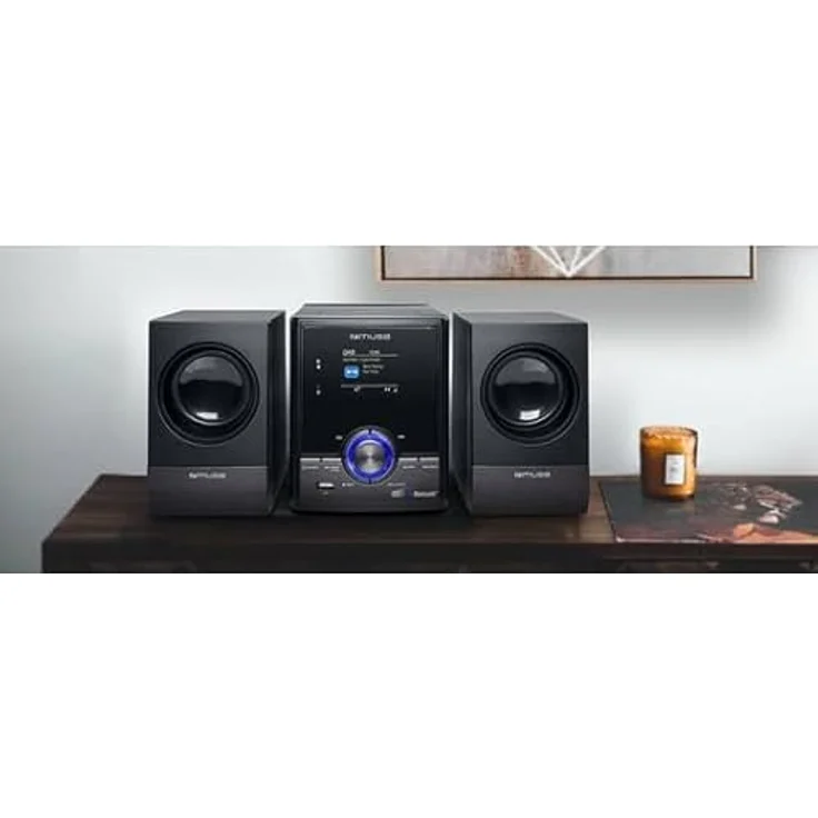 MUSE Stereoanlage, Kompaktanlage mit CD-Player & DAB Radio, Bluetooth & AUX, Spotify, 2 Lautsprecher – Bild 2