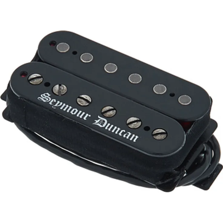 Seymour Duncan Black Winter Bridge, Humbucker Tonabnehmer für E-Gitarre, schwarz, für Black Metal und Death Metal, hohe Ausgangsleistung, Dual Coil, Keramik Magnet