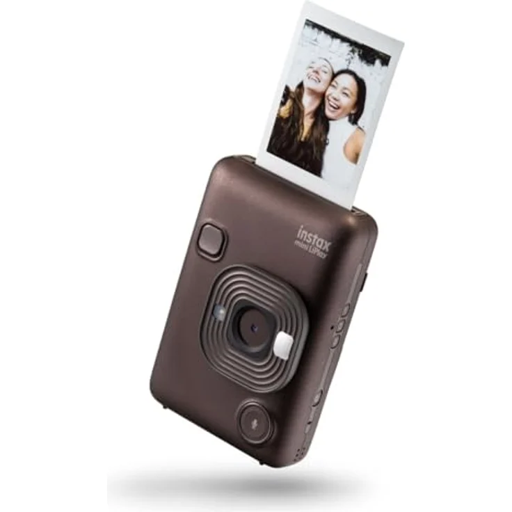 INSTAX Mini LiPlay Deep Bronze, Fotodrucker mit Selfie-Spiegel und QR-Code-Tonung – Bild 1