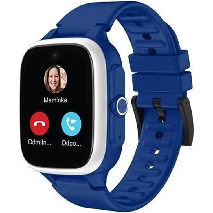 Lamax WatchY4 Kinder-Smartwatch, Biometrische Überwachung, Blau, robustes Design