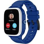 Lamax WatchY4 Kinder-Smartwatch, Biometrische Überwachung, Blau, robustes Design