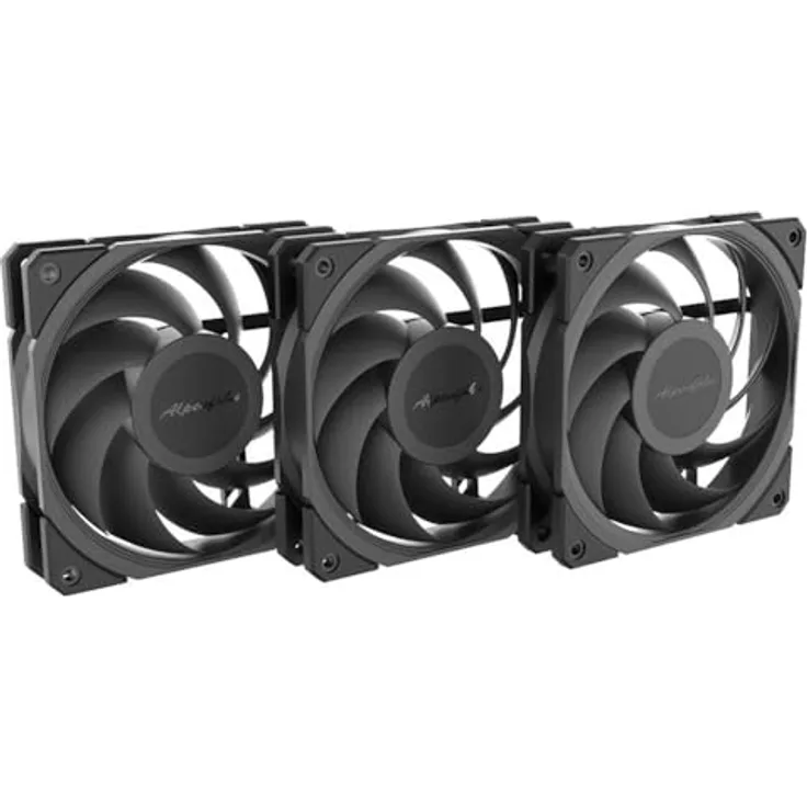 Alpenföhn Jetstream" PWM 3er 120x120x25  84000000218 (120 mm), PC Lüfter, Schwarz