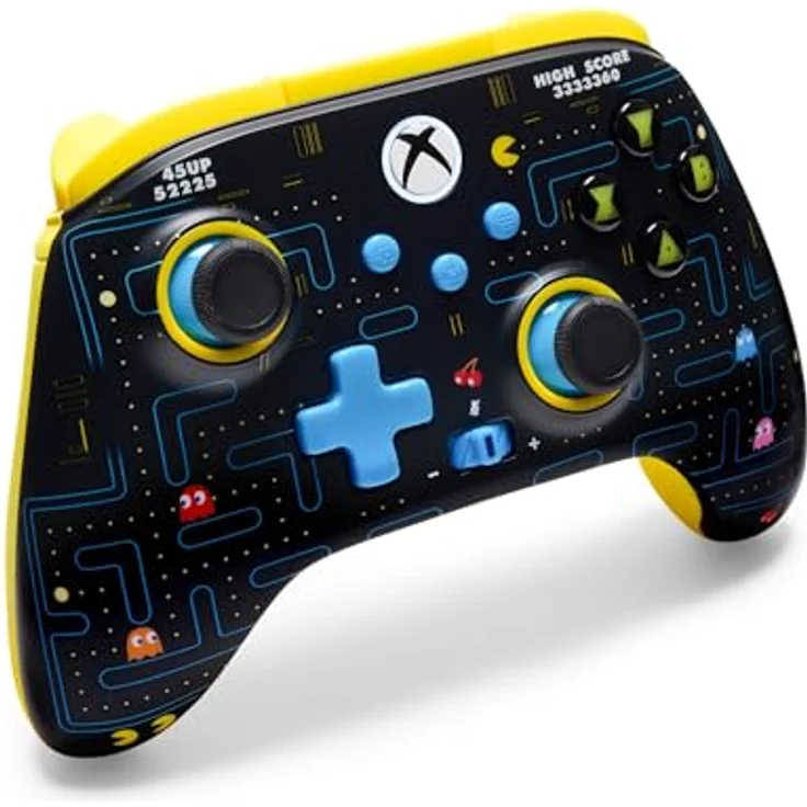 PowerA Wireless Controller für Xbox Series X, kabelloser Gaming Controller mit Halleffekt Daumensticks, 4 programmierbaren Tasten, ergonomischem Design und integriertem Kopfhörer-Wählrad, Schwarz – Bild 3