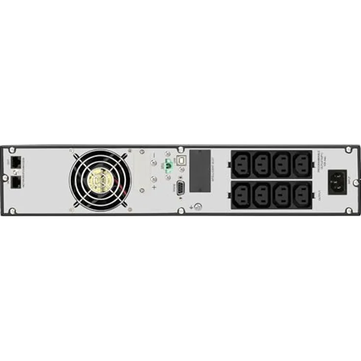 Powerwalker VFI 1500 RMG PF1, 1500VA Online USV Tower/Rack mit SNMP Slot, Leistungsfaktor 1.0, LCD-Display, 8x IEC C13 Outlets – Bild 4