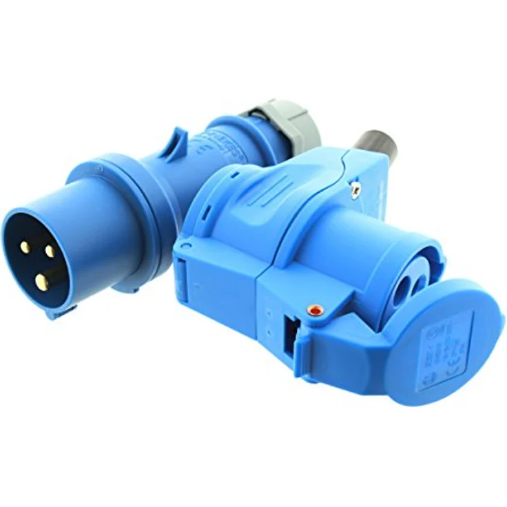 KALLE DAS KABEL CEE Verlängerung Kalle Blue Signal 2.5mm² Winkel Industrie BAU Boot Womo Camping Vollpur-Premium-Leitung 25 Meter, Signal Blau, Made in Niedersachsen – Bild 2