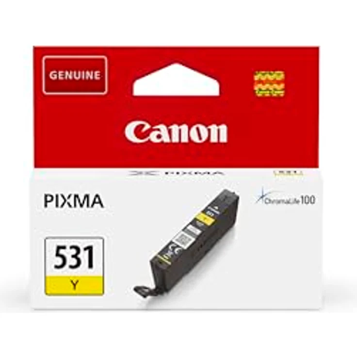 Canon CLI-531 Y, Original Druckerpatrone in Gelb für hochwertige Druckergebnisse – Bild 2