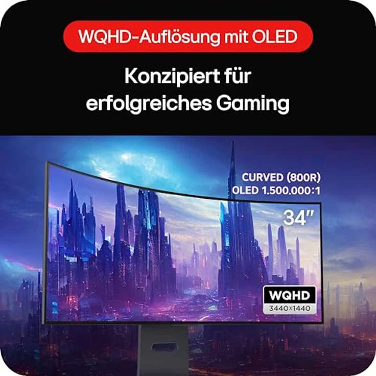 LG UltraGear OLED 34GS95QE-B Monitor – Bild 3