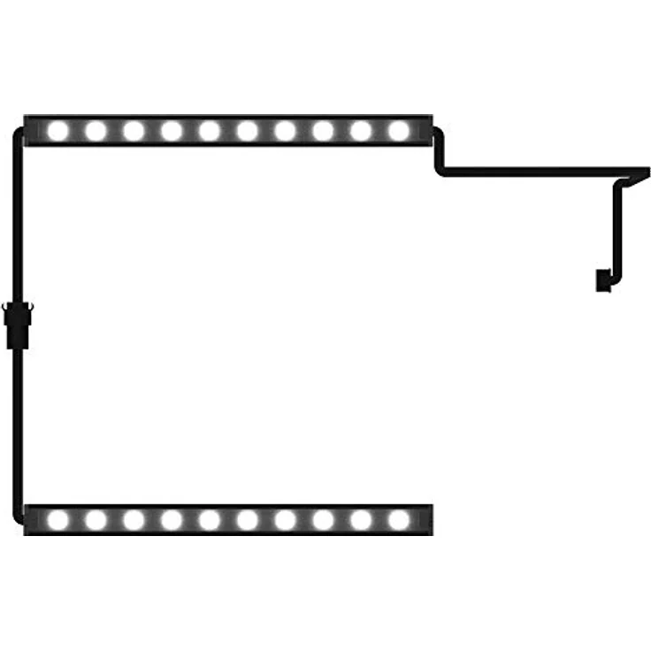 NZXT Underglow-Zubehör - Zwei RGB-LED-Streifen mit 200 mm - 15 LEDs pro Streifen - CAM-Unterstützung - Immersives Desktop-Beleuchtungssystem – Bild 2