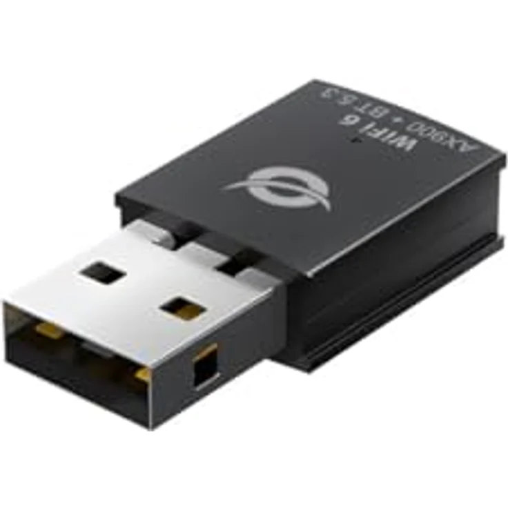 Conceptronic ABBY26B WiFi 6 AX900, Dualband Wireless USB Bluetooth Adapter, 900 Mbit/s, Schwarz – Bild 4