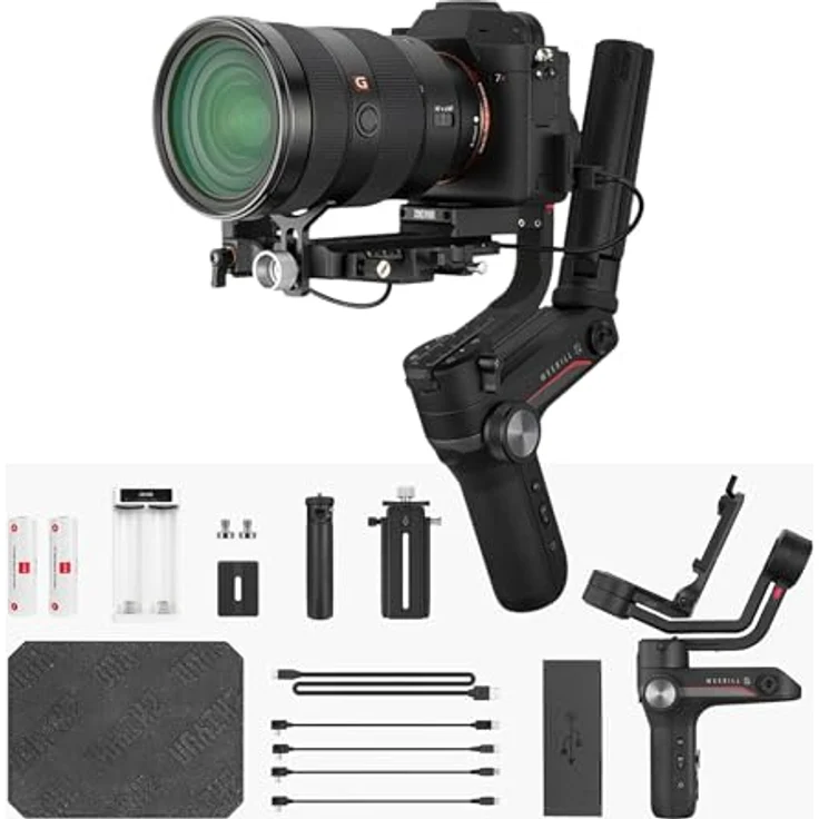 Zhiyun Weebill-S Kardanrahmen, Stabilisator mit 3 Achsen für DSLR-Kameras – Bild 2