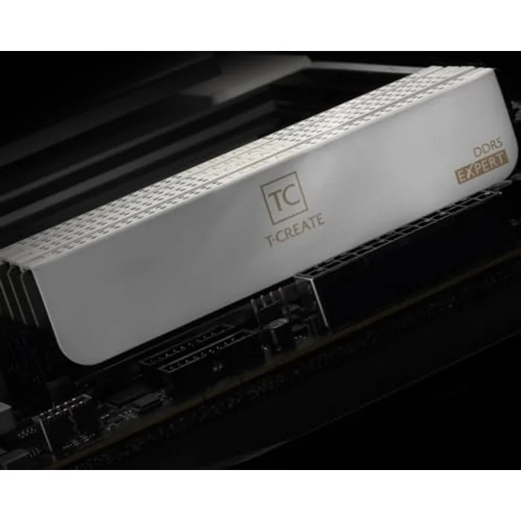Team Group T-Create Expert DDR5-6400, 64GB (2x32GB) RAM, CL34, Dual Channel, Intel XMP, Weiß – Bild 6