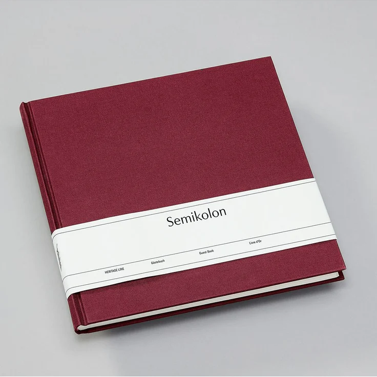 Semikolon, Fotoalbum, Gästebuch – Bild 1