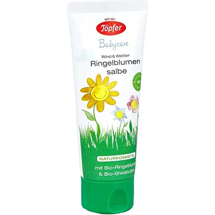 TÖPFER GmbH babycare wind&wetter Ringelblumensalbe 75ml, freiverkäuflich – Bild 1