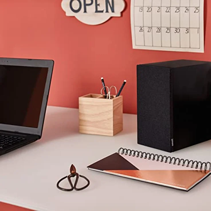 Nubert nuBoxx A-125 pro | Schwarzes Aktivlautsprecherpaar | 2 Stück Kompaktlautsprecher mit USB-C | PC-Lautsprecher mit Bluetooth aptX HD | Für den Schreibtisch | Aktivboxen mit 2 Wege Technik – Bild 5