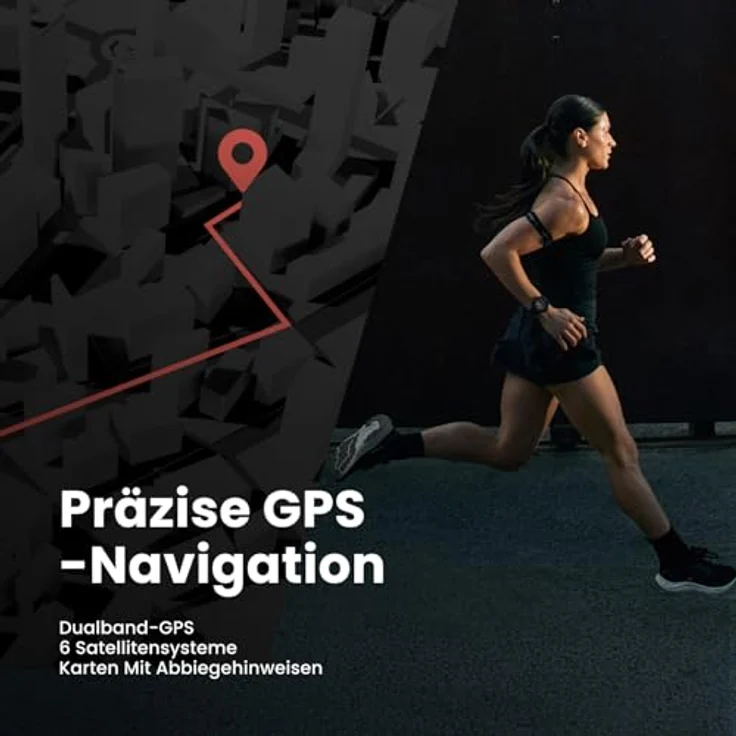 Amazfit Balance 3, Smartwatch mit 1.5 AMOLED-Display, 21 Tage Akkulaufzeit und HybridCharge™, Titanium Black – Bild 6