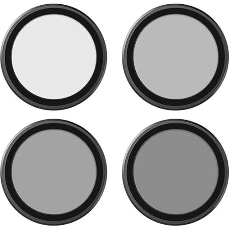TELESIN Filterset CPL/ND8/ND16/ND32 für DJI Action 3, Kamera-Filter in Schwarz – Bild 2