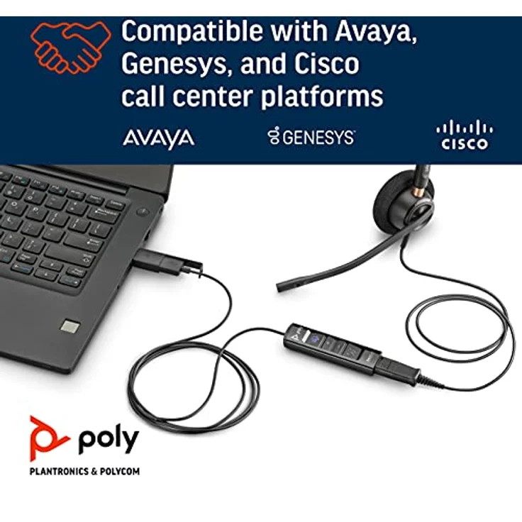 HP Poly DA85-M Soundkarte, externe Lautstärkenregelung mit USB-A und USB-C, zertifiziert für Microsoft Teams – Bild 4