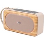 Marley Roots Solar Bluetooth Lautsprecher - Kleine tragbare Solar Lautsprecher Bluetooth Box für Reisen & Outdoor, IP67 wasserdicht, 14 Std. Spielzeit, Creme