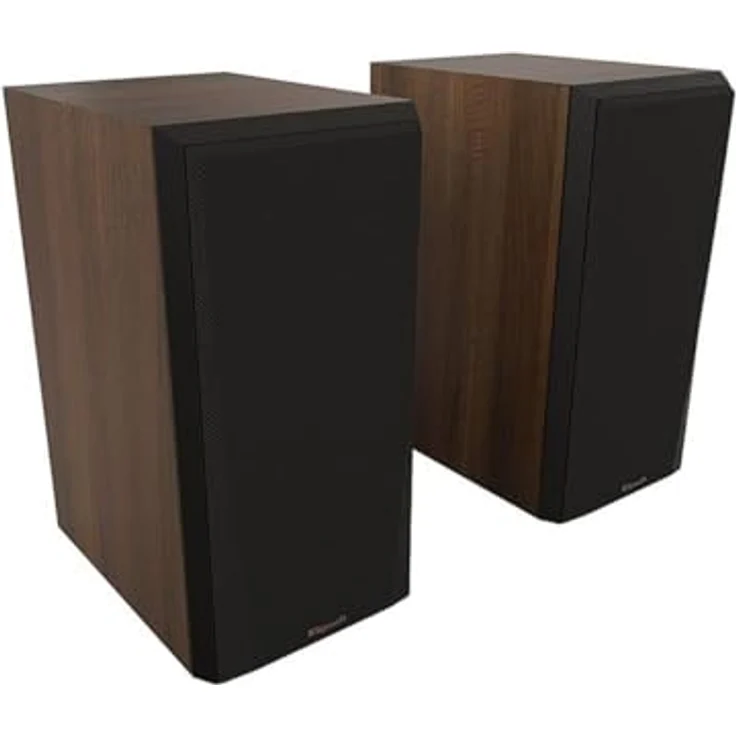 Klipsch Referenz Premiere RP500M II Bücherregal Lautsprecher Pair mit Hybrid Tractrix® Horn, Cerametallic Woofer in Walnuss – Bild 3