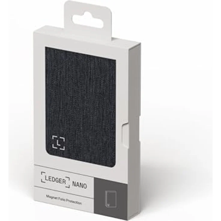 Ledger Nano Gen 5 Magnet Folio, Schutzhülle aus strapazierfähigem Nylon mit Mikrofaserauskleidung, business charcoal – Bild 5