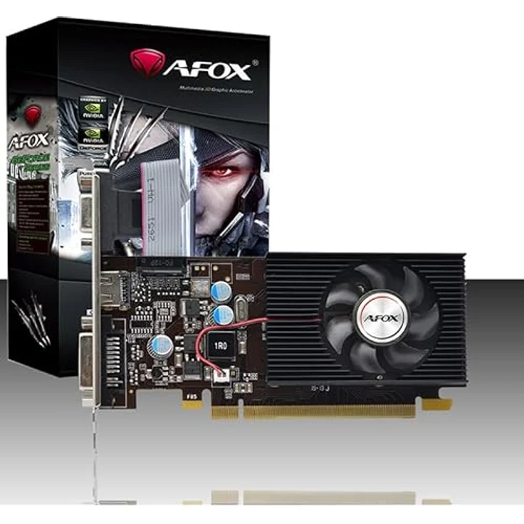 AFOX Geforce GT210 512MB DDR3 DVI HDMI VGA LP AF210-512D3L3-V2, Grafikkarte mit flexibler Gestaltung